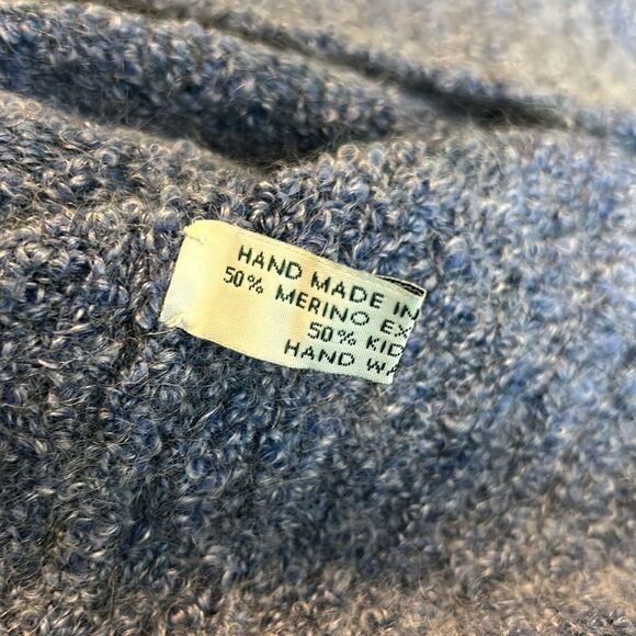 Merino extra fine wool and mohair HIGH COUNTRY Button down sweater medium - Picture 10 of 11